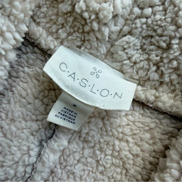 Caslon Faux Shearling Suede Vest - Picture 2 of 5